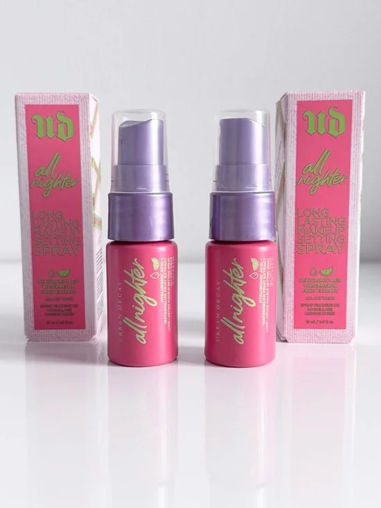 Urban Decay All Nighter Long Lasting Makeup Setting Spray Mini Duo - Watermelon - Picture 11 of 16